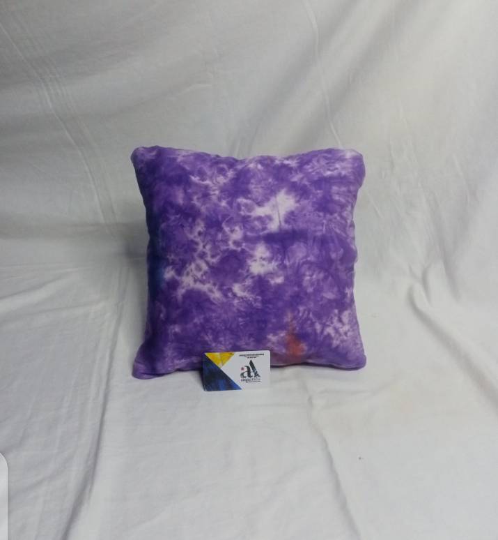 Adire throw pillows